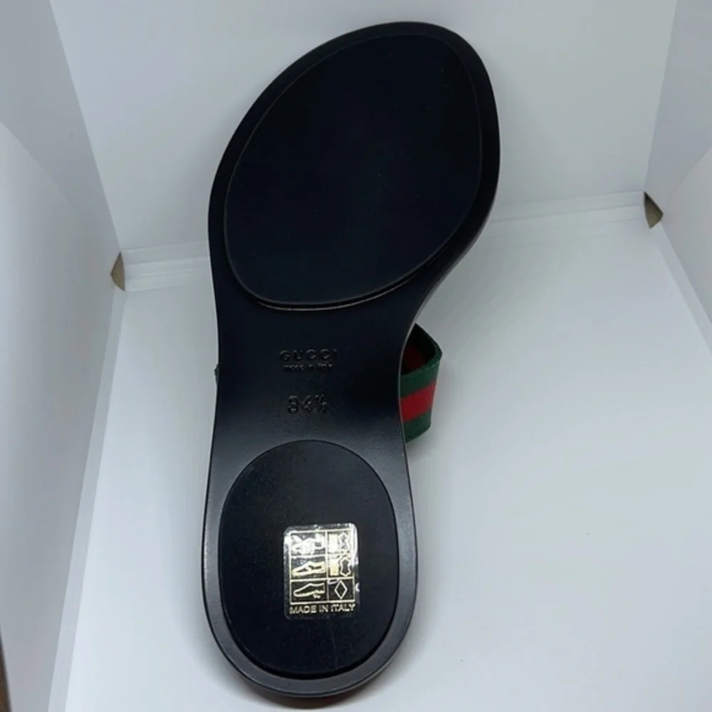 Gucci‎ NEW leather sandals authentic 100%​ - Picture 9 of 14